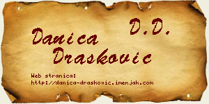Danica Drašković vizit kartica